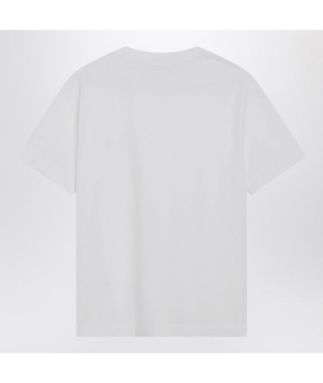 BRUNELLO CUCINELLI Белая хлопковая футболка, фото 2
