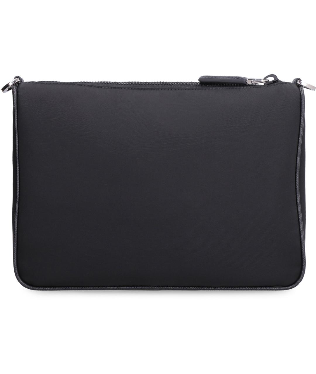 PRADA Черная синтетическая сумка на плечо, фото 4