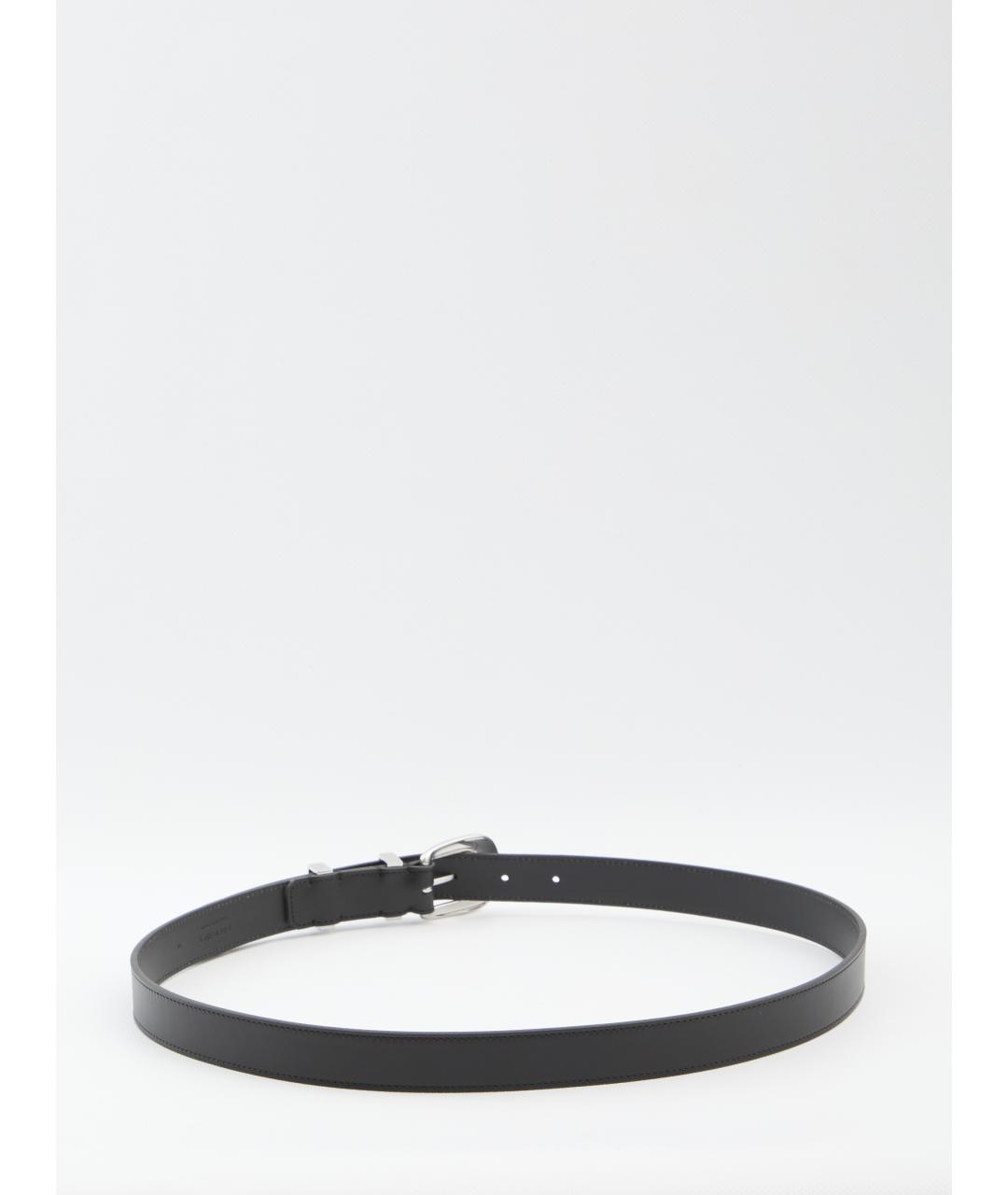 CELINE Черный кожаный ремень, фото 2