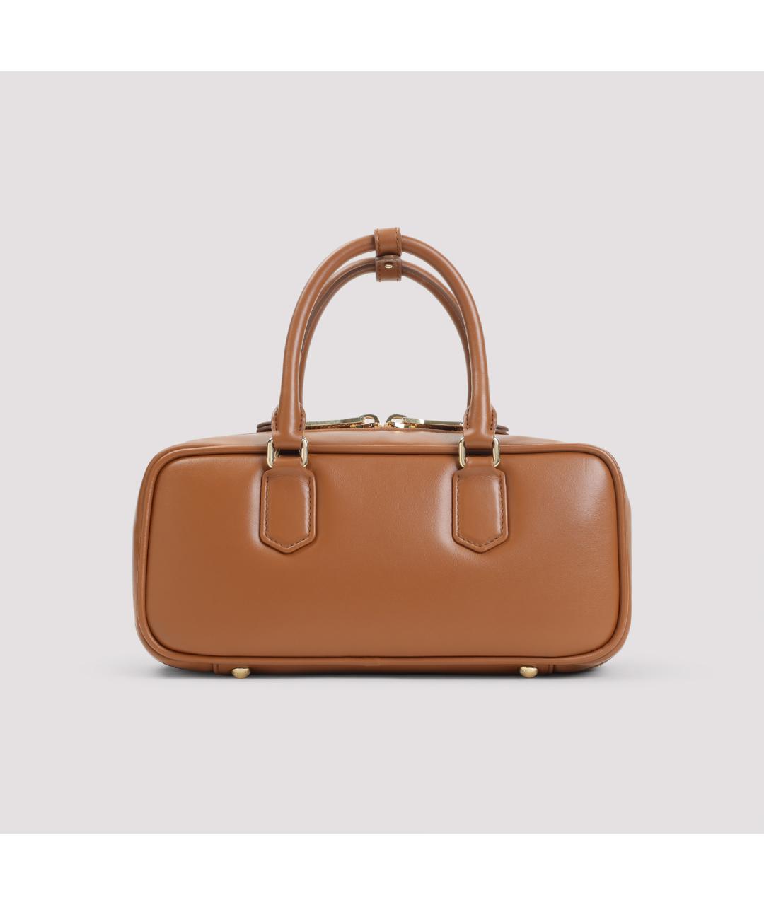 MIU MIU Коричневая кожаная сумка тоут, фото 3