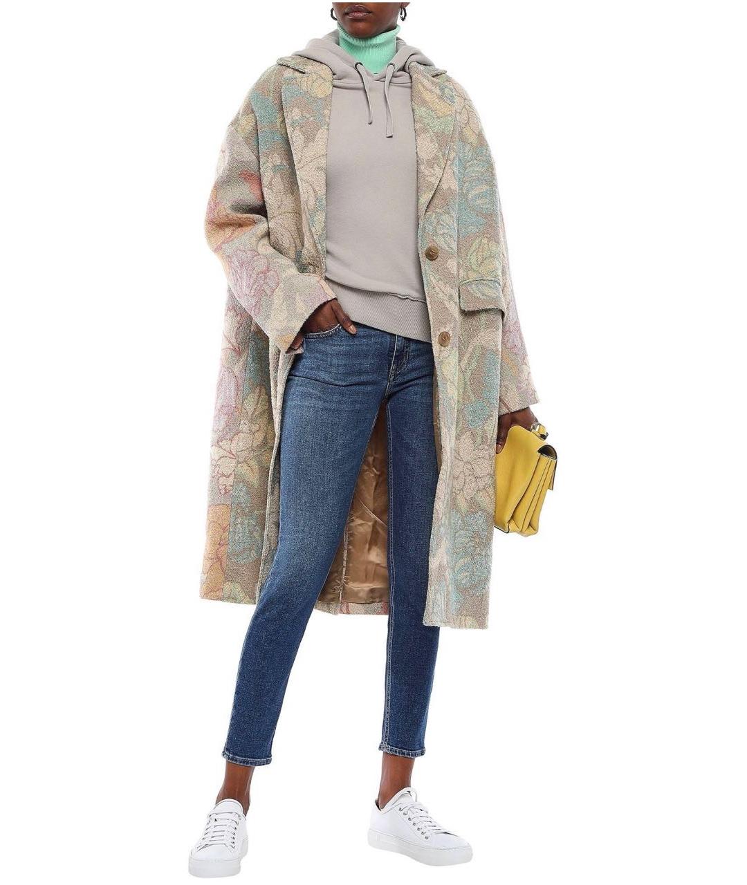 ACNE STUDIOS Синие хлопко-полиэстеровые джинсы слим, фото 2