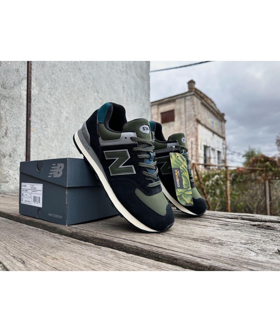 NEW BALANCE Черные низкие кроссовки / кеды, фото 8