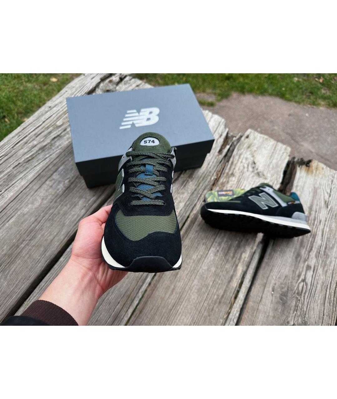 NEW BALANCE Черные низкие кроссовки / кеды, фото 7