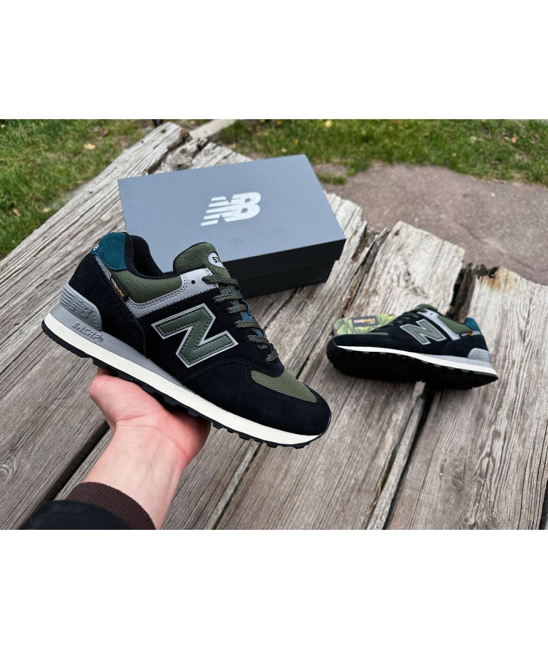 NEW BALANCE Черные низкие кроссовки / кеды, фото 6