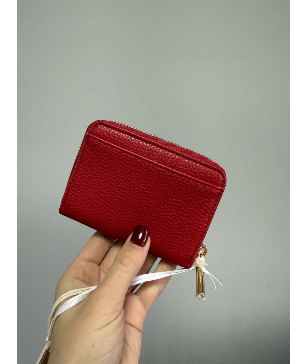 LIU JO Красный кожаный кошелек, фото 2
