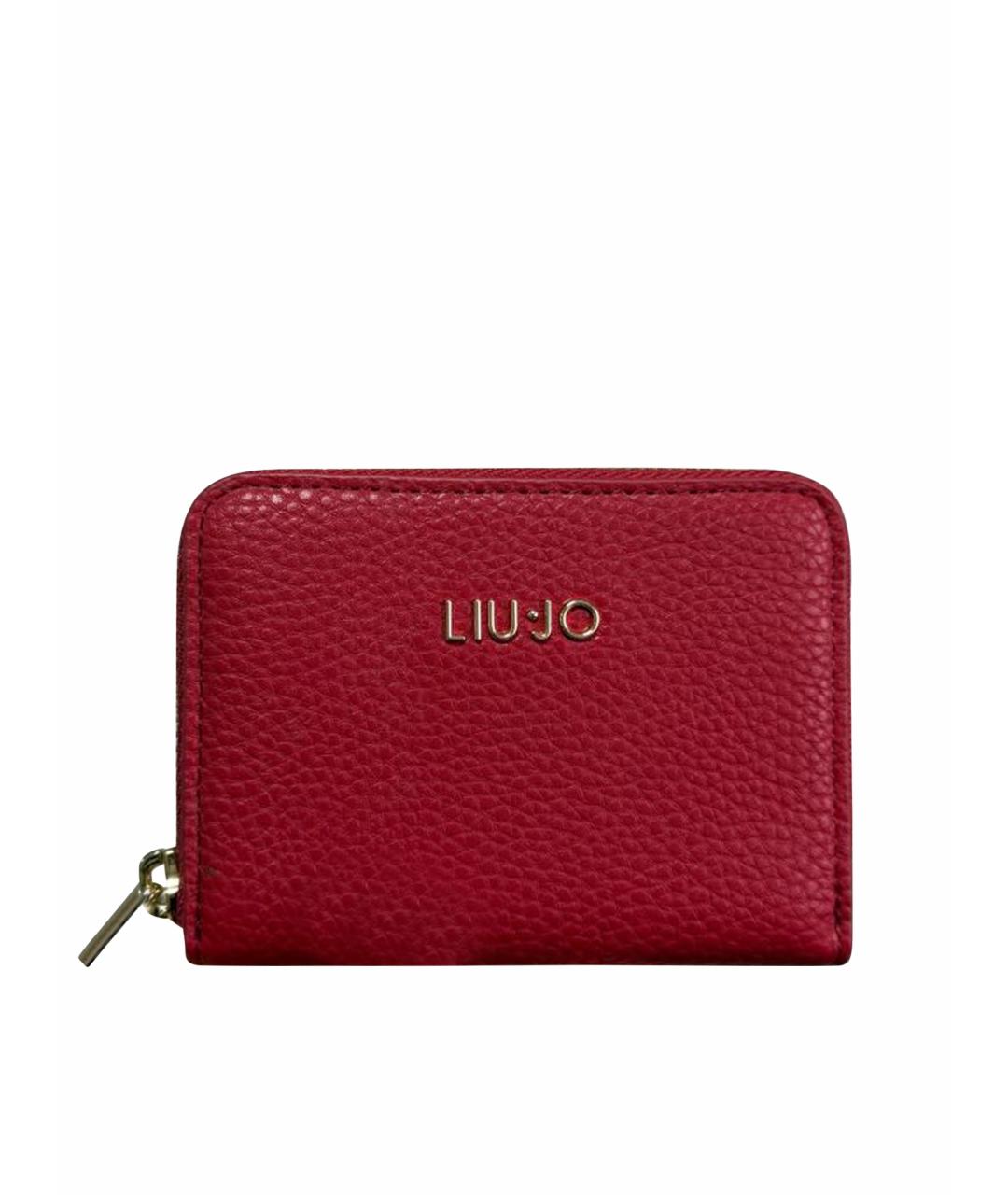 LIU JO Красный кожаный кошелек, фото 1