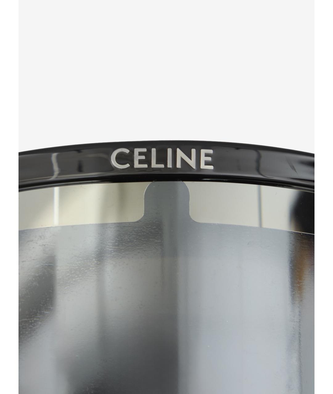 CELINE Черные пластиковые солнцезащитные очки, фото 4