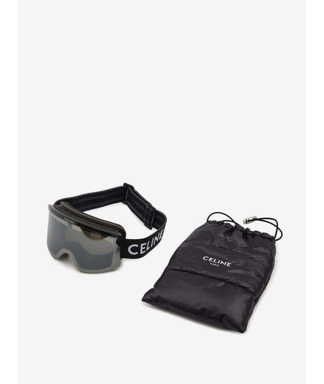 CELINE Черные пластиковые солнцезащитные очки, фото 5