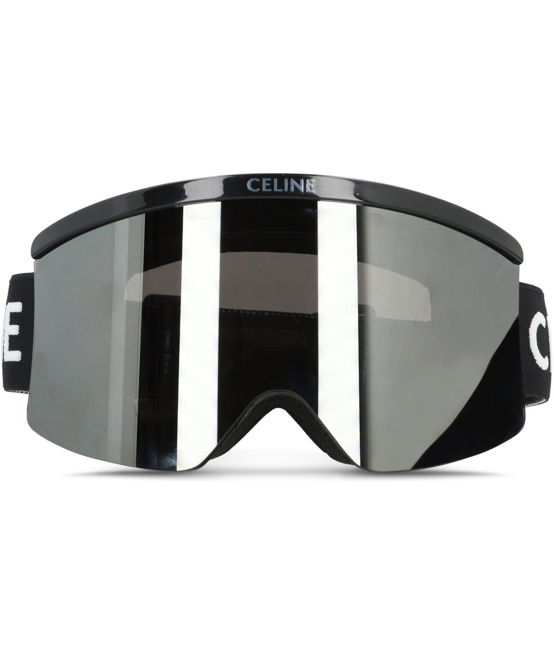 CELINE Черные пластиковые солнцезащитные очки, фото 2