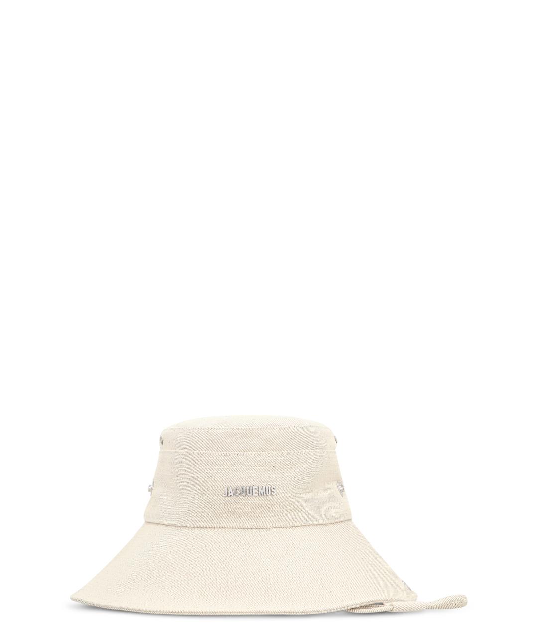 JACQUEMUS Бежевая хлопковая кепка/бейсболка, фото 1
