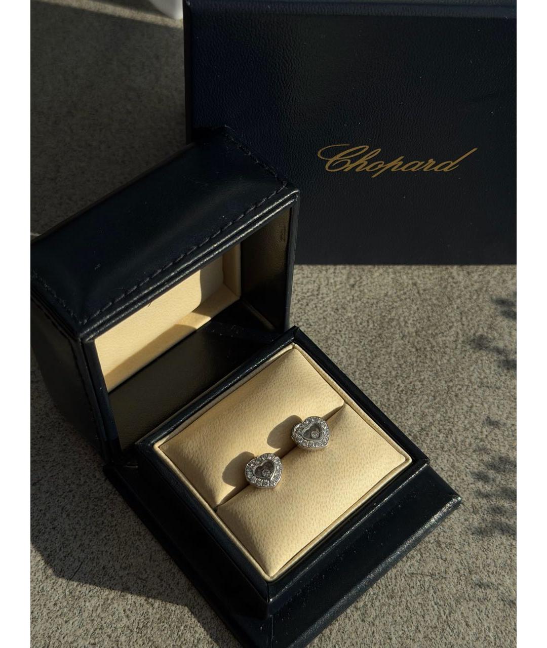 CHOPARD Белые серьги из белого золота, фото 6