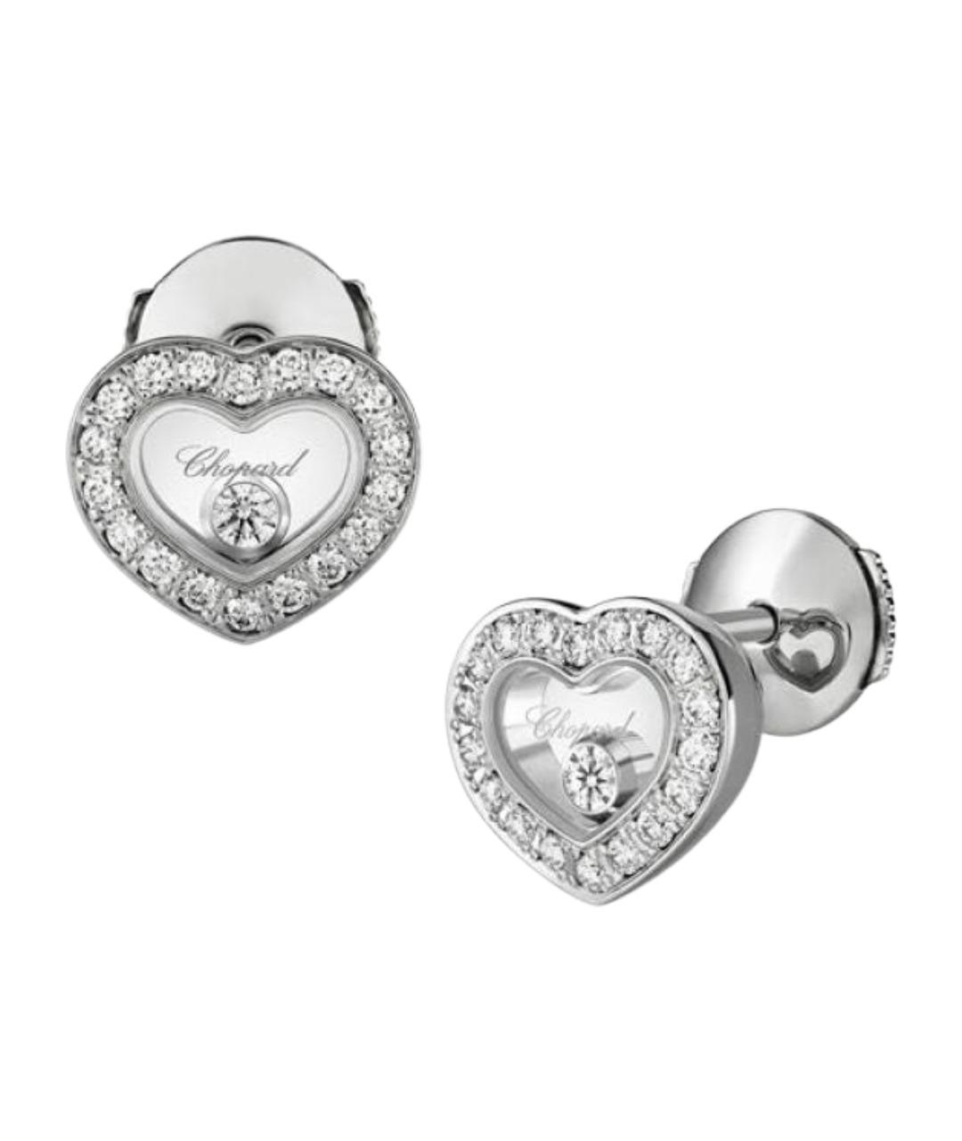 CHOPARD Белые серьги из белого золота, фото 1