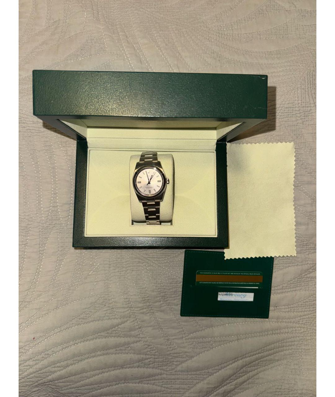 ROLEX Белые часы, фото 4