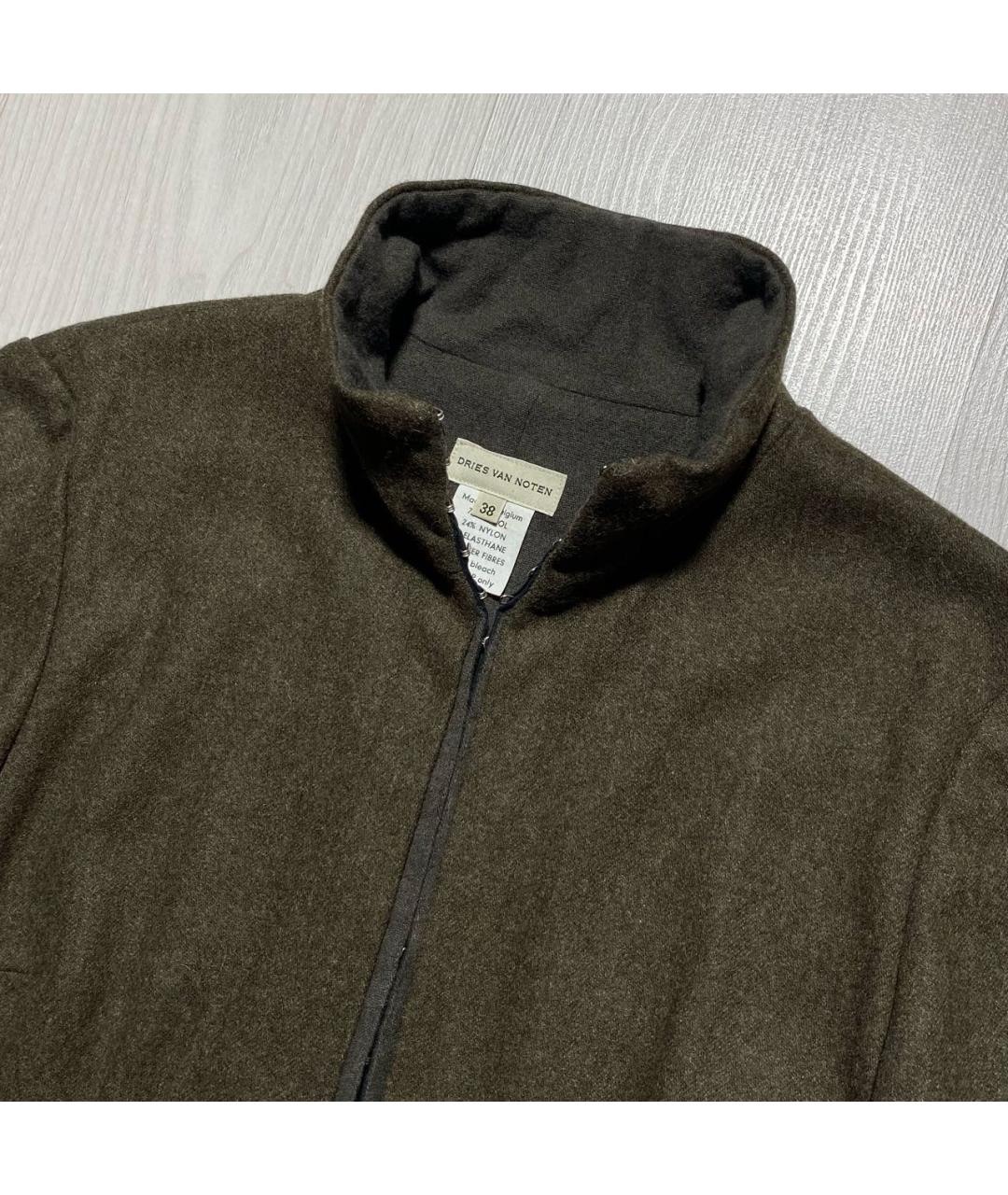 DRIES VAN NOTEN Хаки жакет/пиджак, фото 3