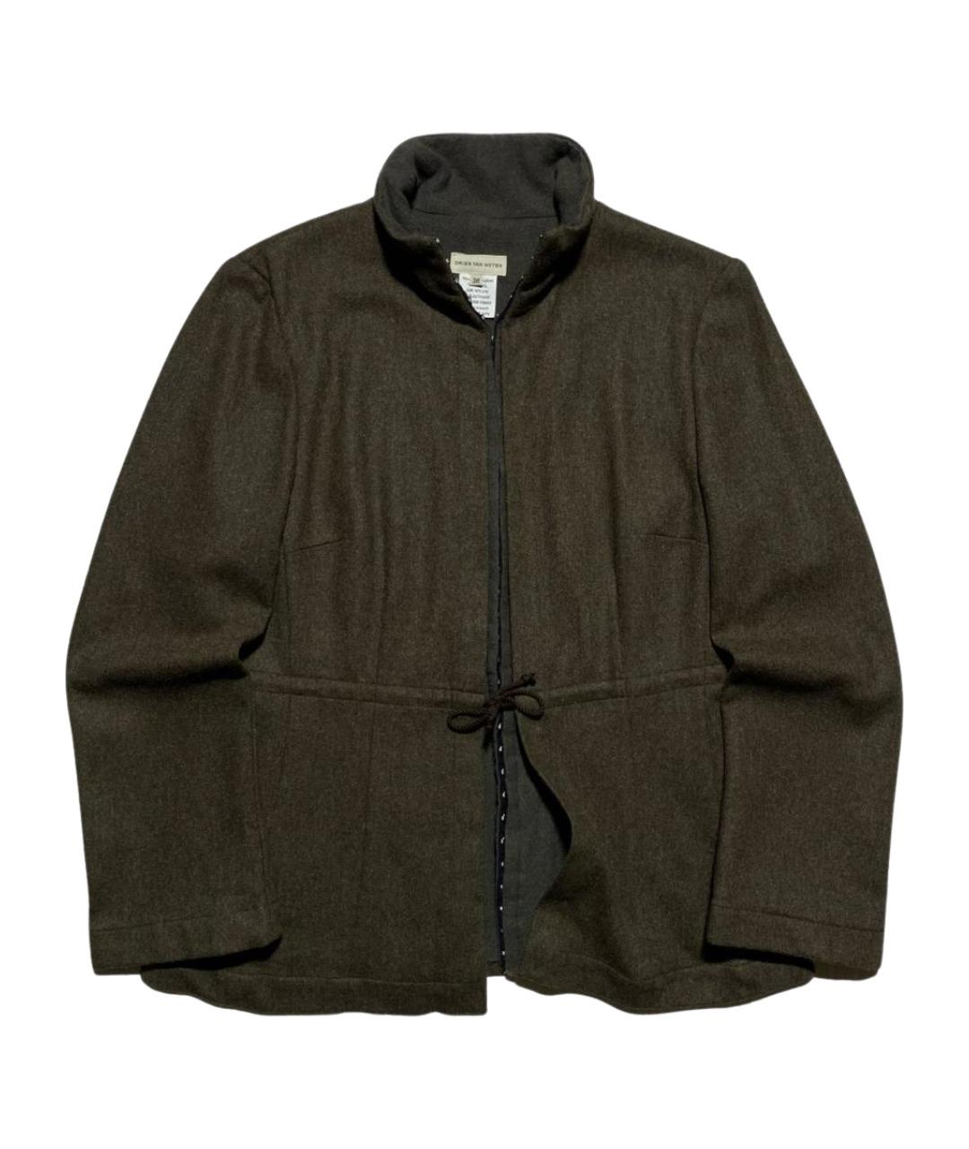 DRIES VAN NOTEN Хаки жакет/пиджак, фото 1