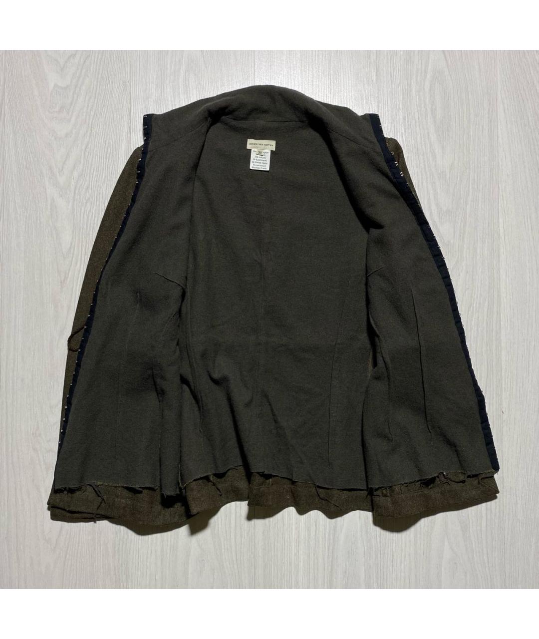 DRIES VAN NOTEN Хаки жакет/пиджак, фото 7