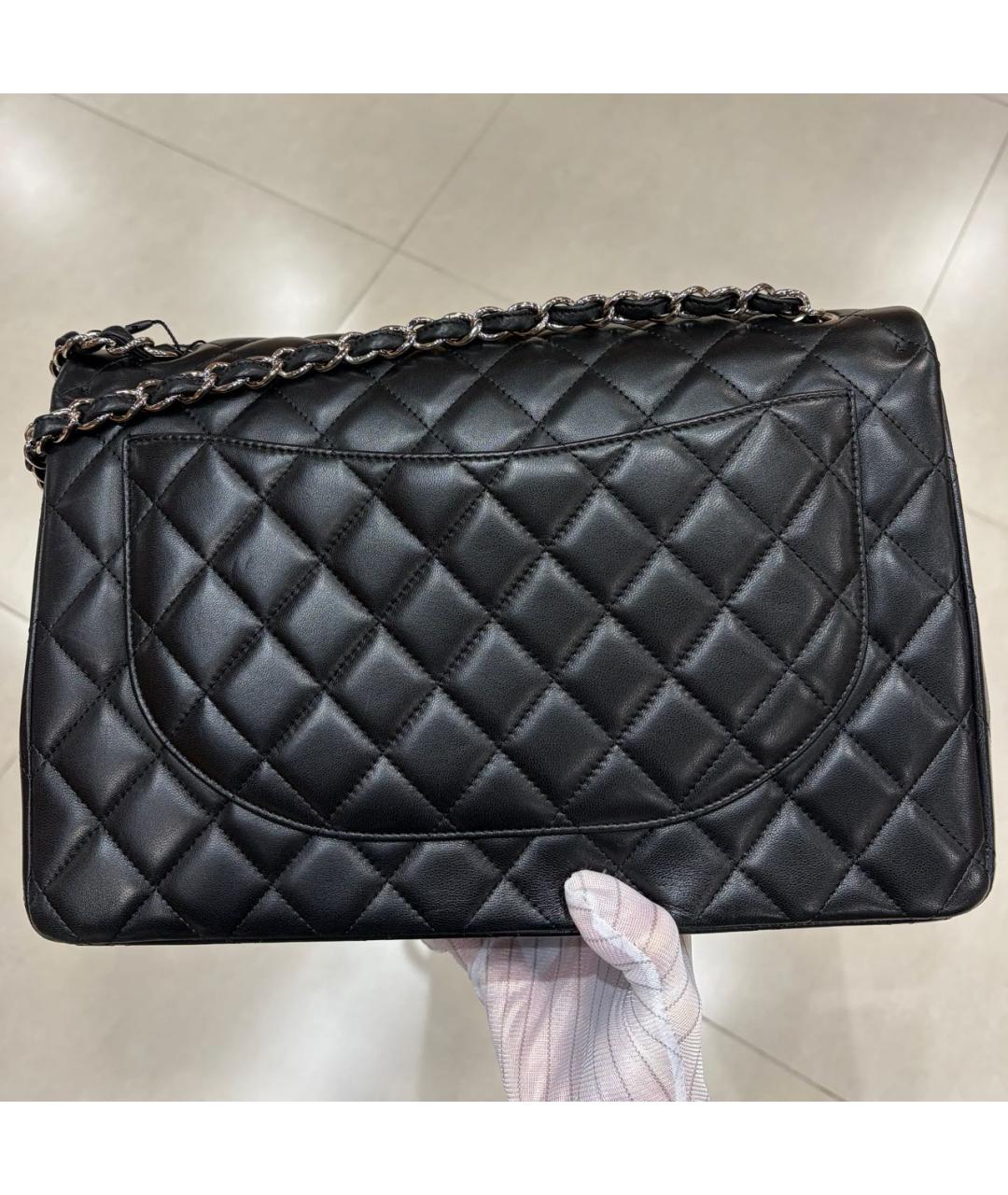 CHANEL Черная кожаная сумка через плечо, фото 3