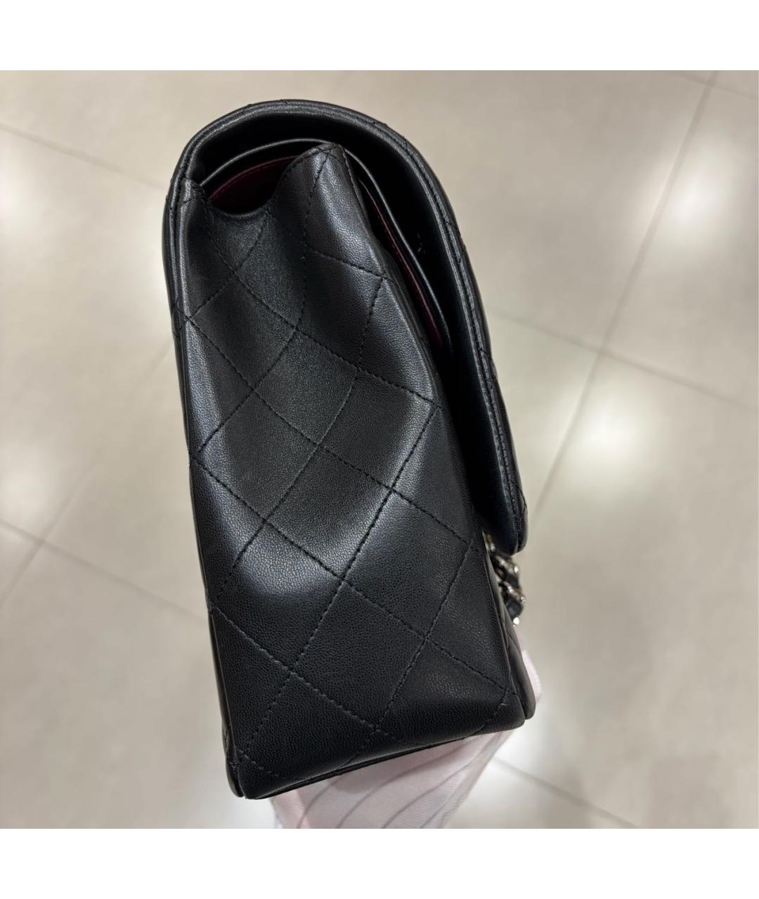 CHANEL Черная кожаная сумка через плечо, фото 4