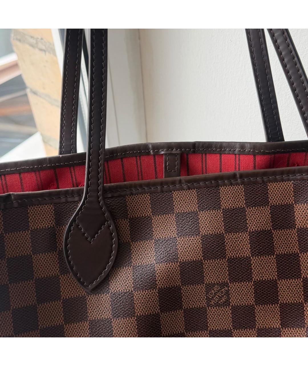 LOUIS VUITTON Коричневая сумка тоут, фото 8