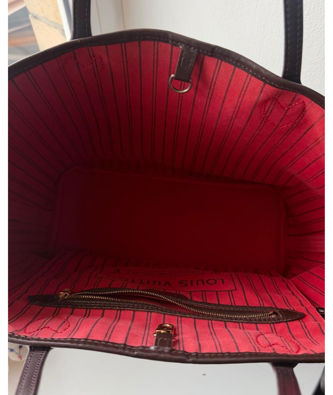 LOUIS VUITTON Коричневая сумка тоут, фото 4