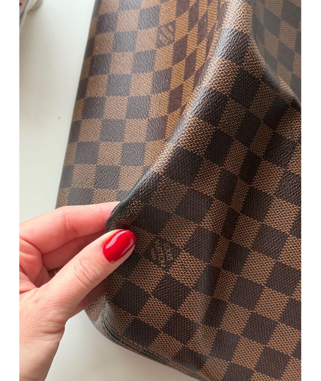 LOUIS VUITTON Коричневая сумка тоут, фото 6
