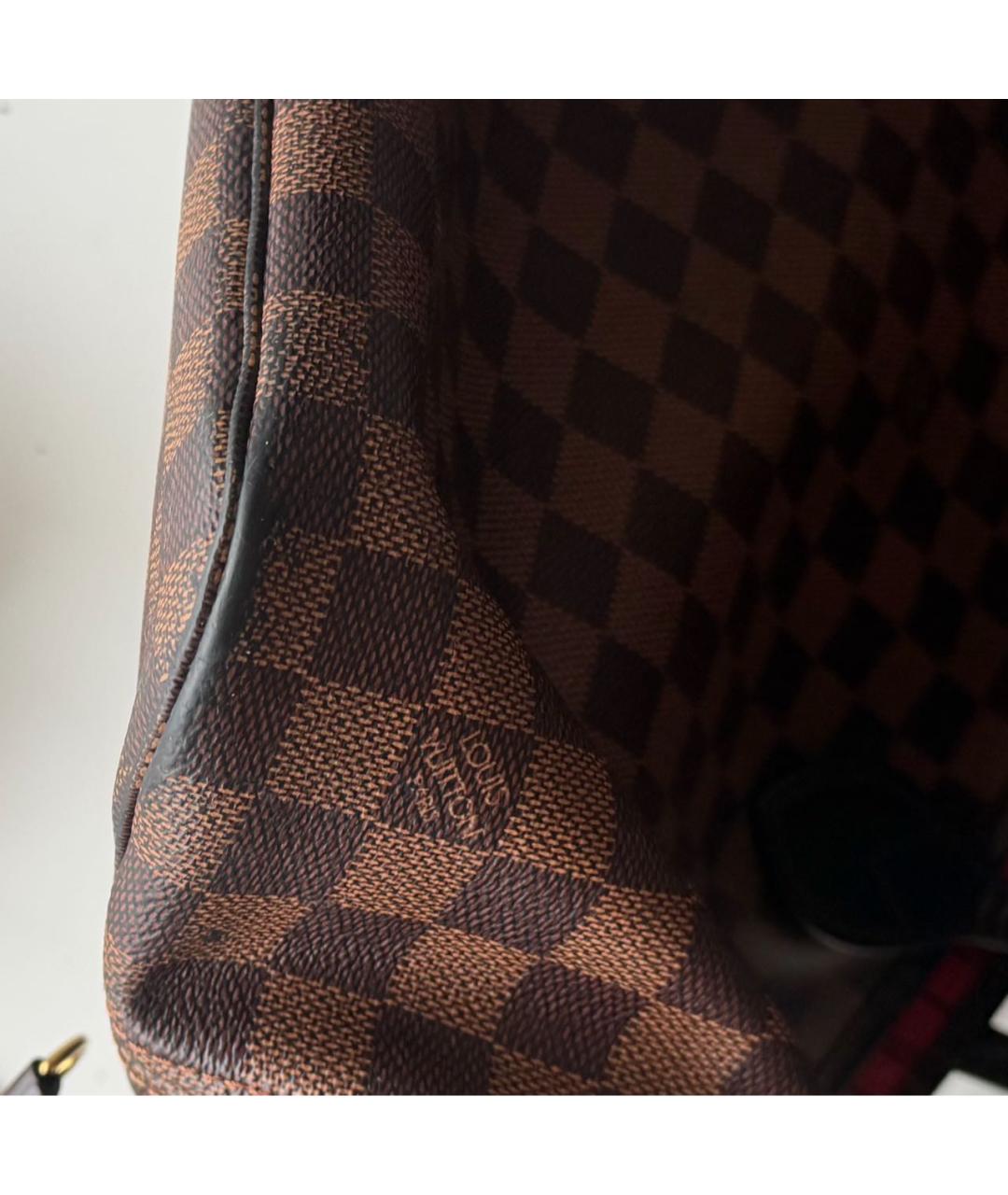 LOUIS VUITTON Коричневая сумка тоут, фото 7