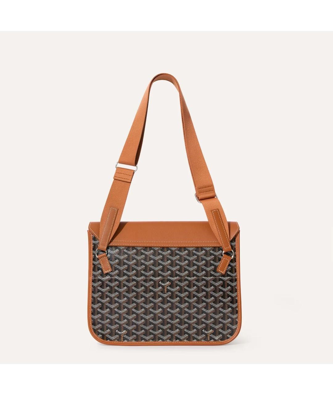GOYARD Коричневая сумка на плечо, фото 3