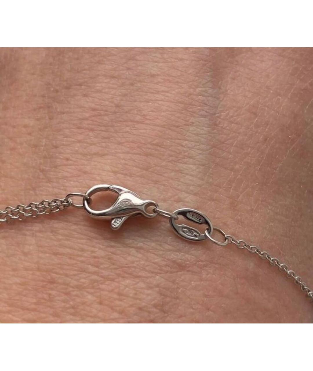 MERCURY Серебряное колье из белого золота, фото 4