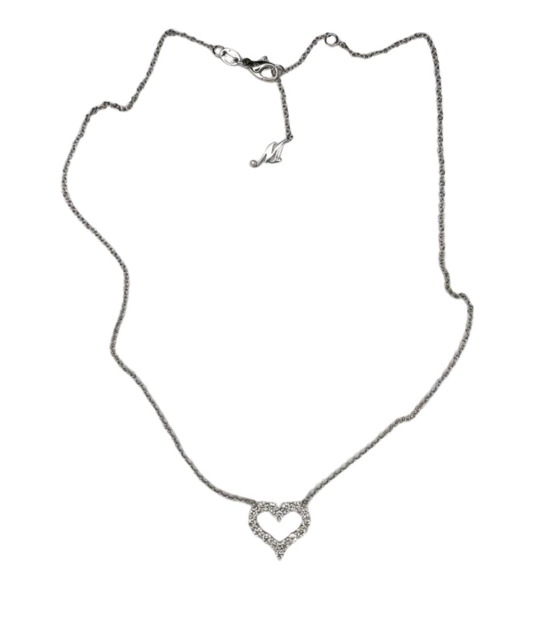 MERCURY Серебряное колье из белого золота, фото 1