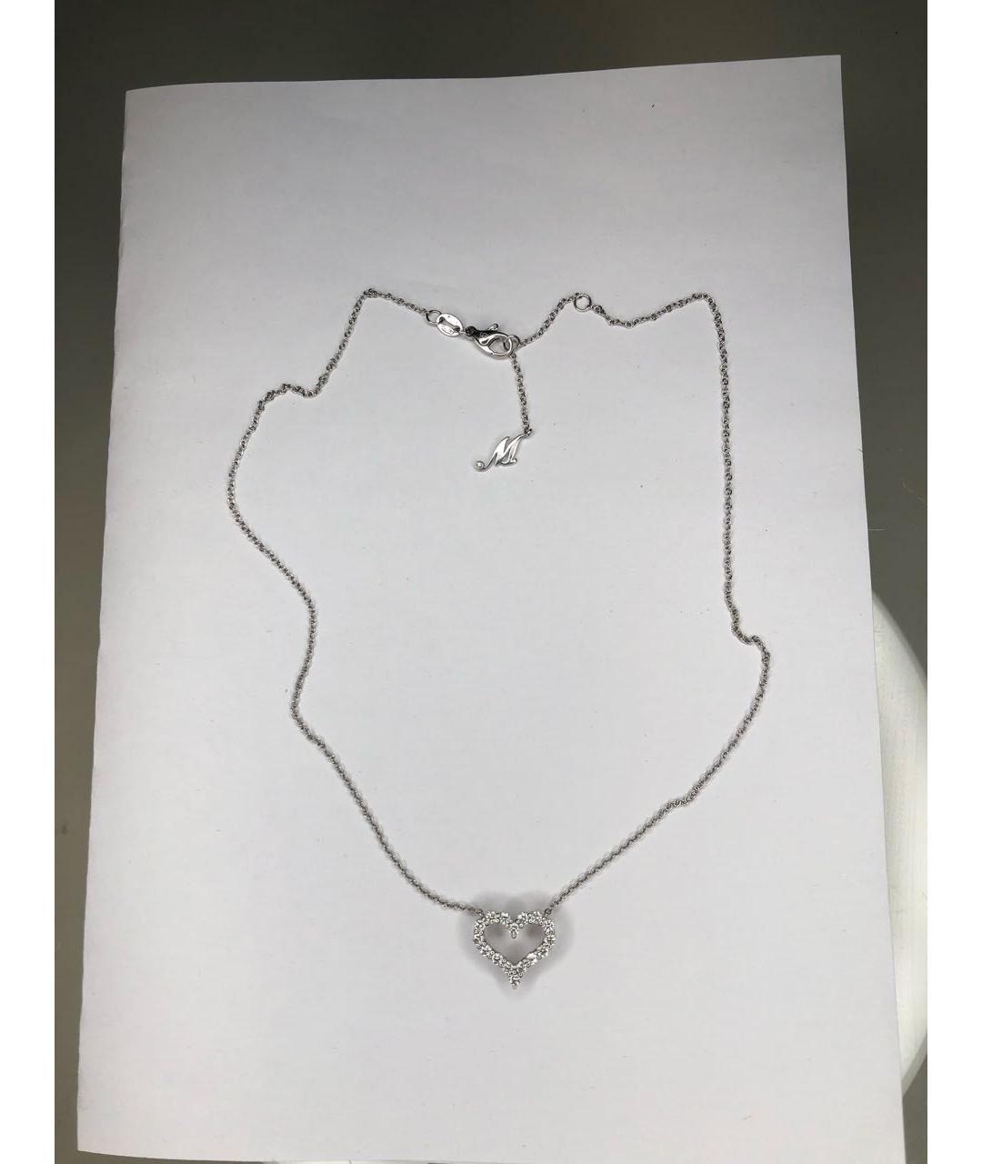 MERCURY Серебряное колье из белого золота, фото 3