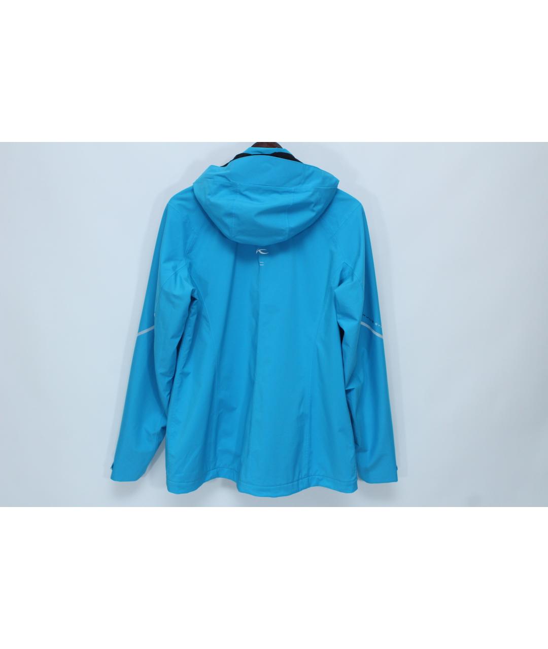 KJUS Голубая полиэстеровая куртка, фото 4