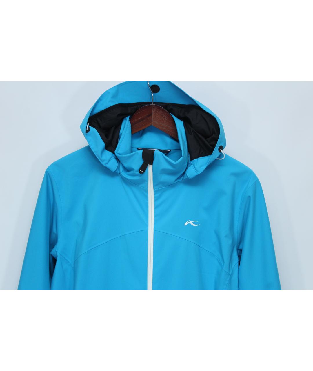 KJUS Голубая полиэстеровая куртка, фото 2