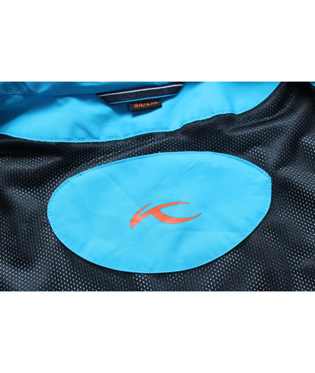 KJUS Голубая полиэстеровая куртка, фото 8