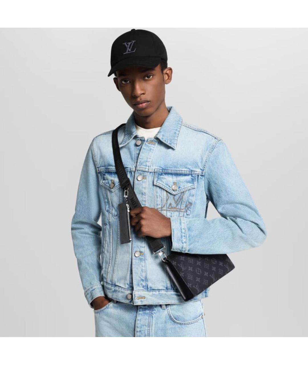 LOUIS VUITTON Черная сумка на плечо, фото 6