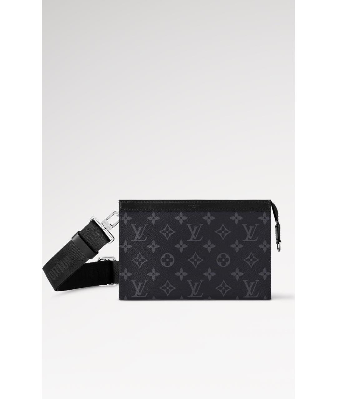 LOUIS VUITTON Черная сумка на плечо, фото 7