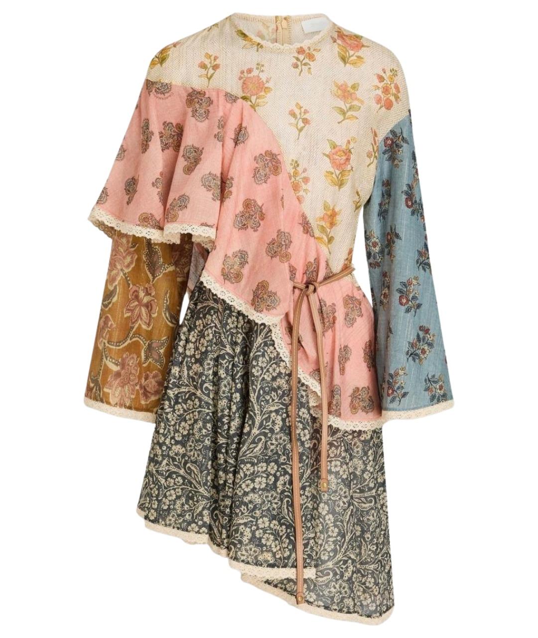 ZIMMERMANN Мульти хлопковое платье, фото 1