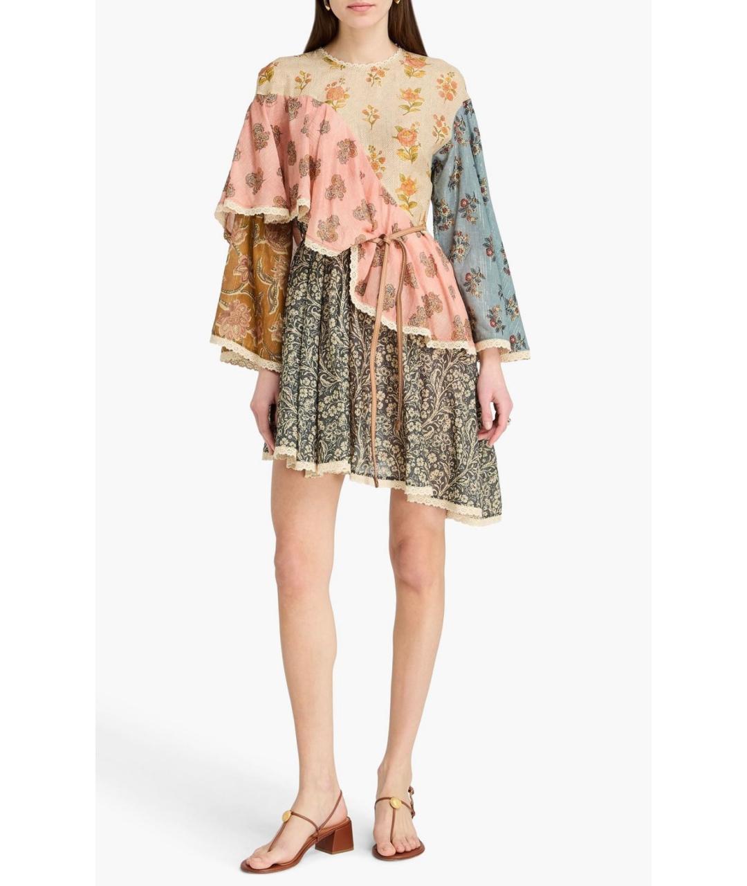 ZIMMERMANN Мульти хлопковое платье, фото 3