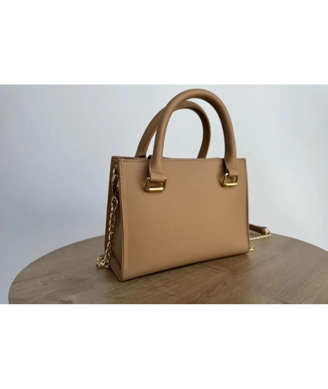 LOVE MOSCHINO Бежевая сумка через плечо, фото 3