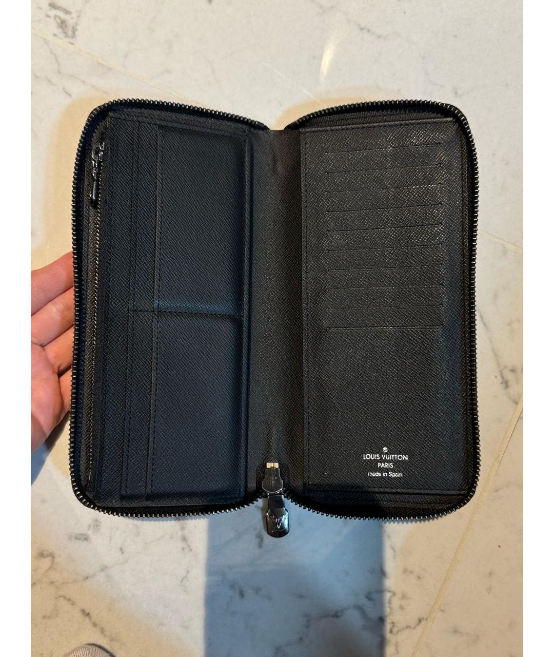 LOUIS VUITTON Темно-синий кошелек из искусственной кожи, фото 2