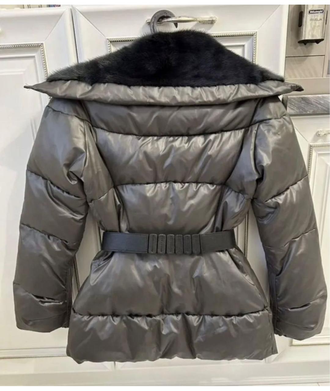 ERMANNO SCERVINO Серый пуховик, фото 2