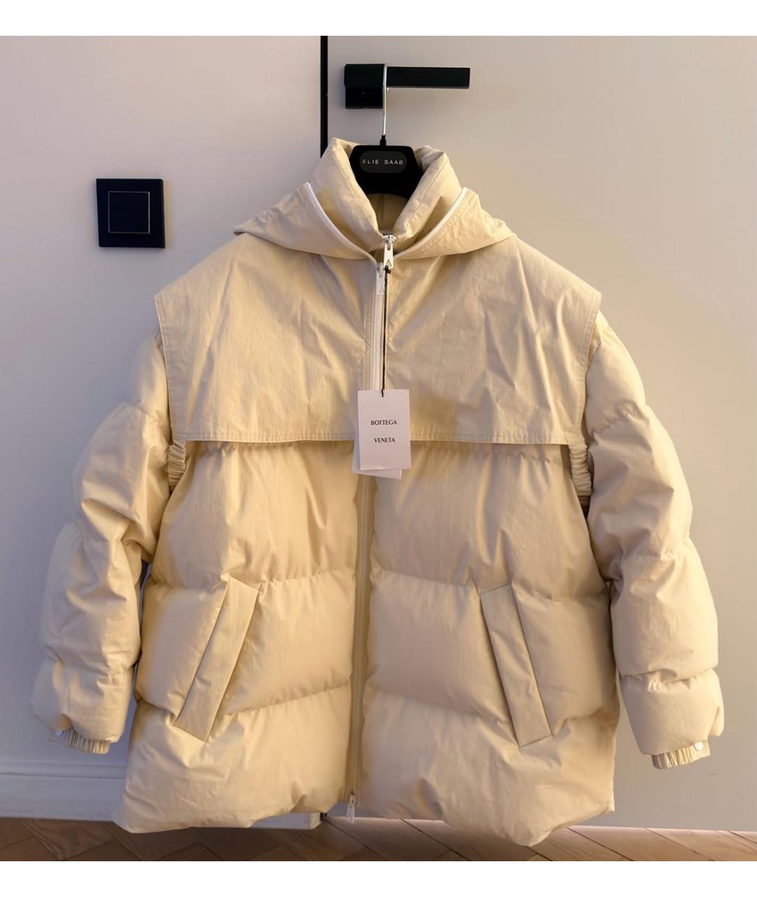 BOTTEGA VENETA Бежевый пуховик, фото 5