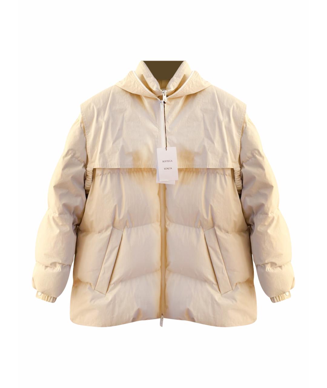 BOTTEGA VENETA Бежевый пуховик, фото 1