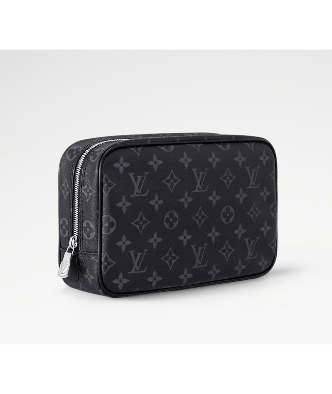 LOUIS VUITTON Черная косметичка, фото 9