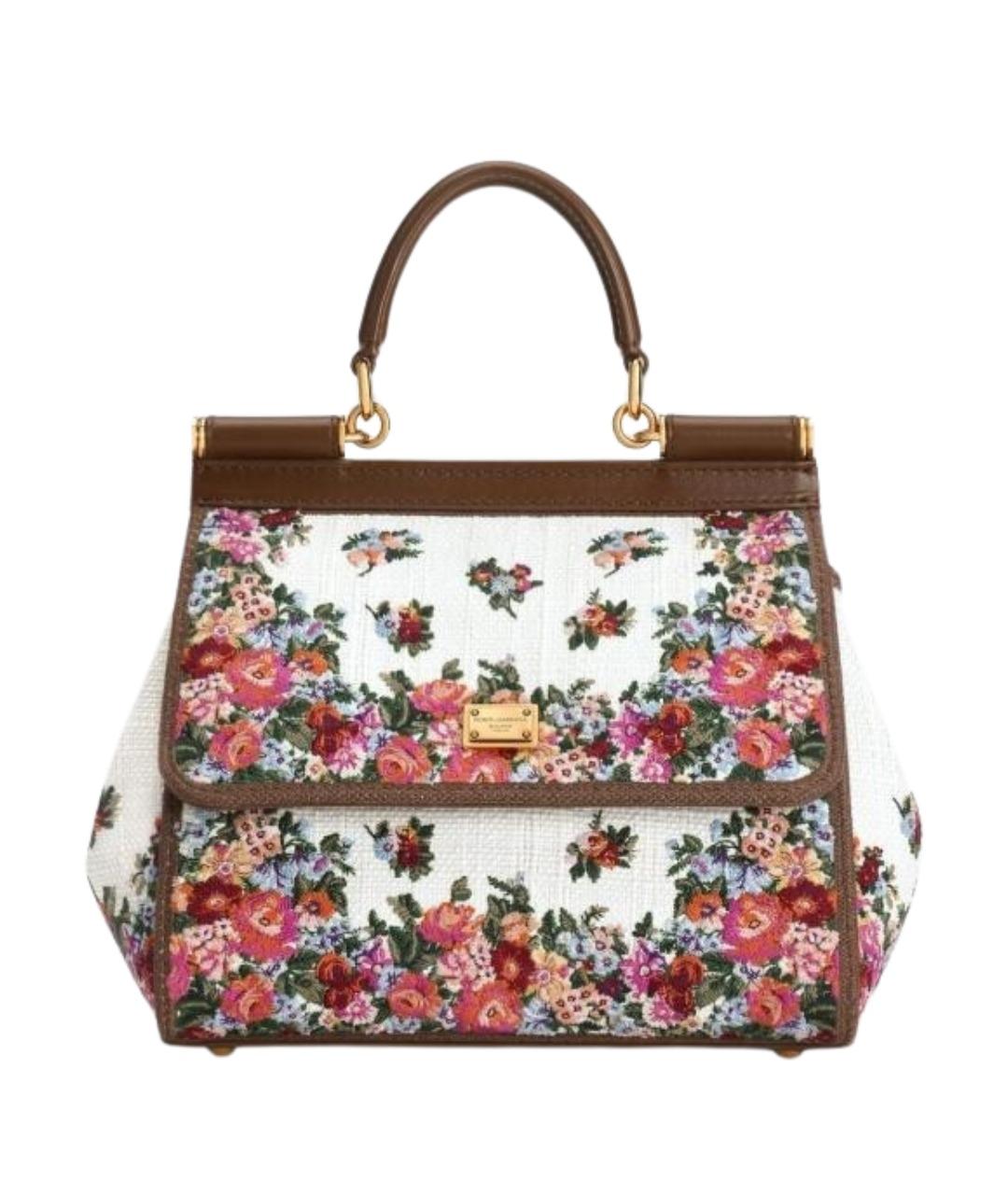 DOLCE&GABBANA Мульти жаккардовая сумка тоут, фото 1