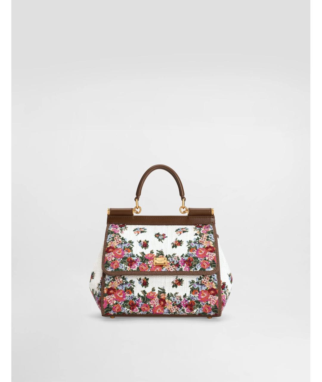 DOLCE&GABBANA Мульти жаккардовая сумка тоут, фото 6