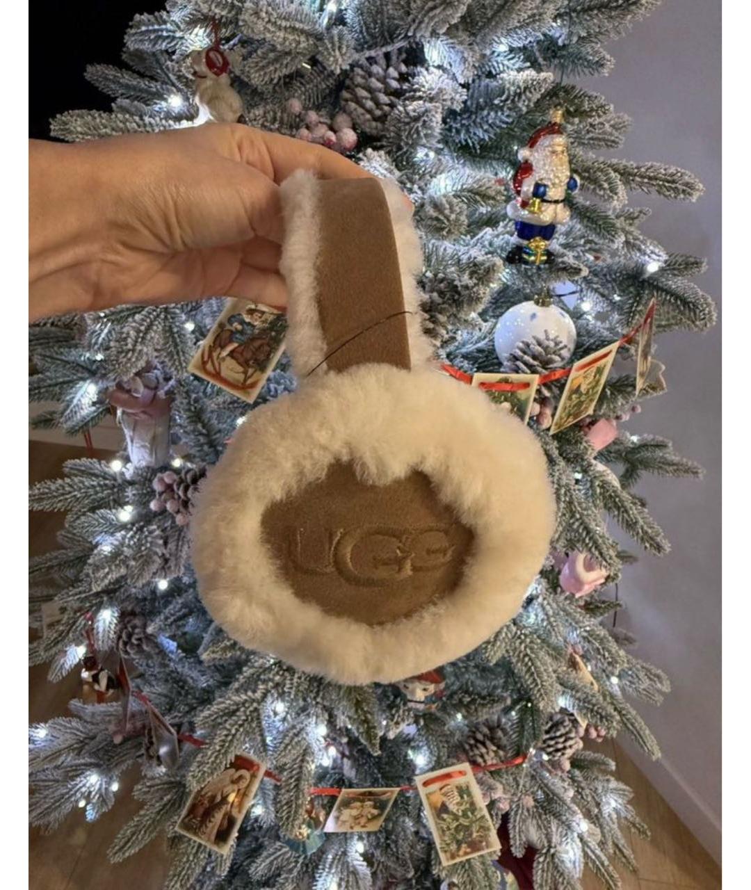 UGG AUSTRALIA Коричневые наушники, фото 5