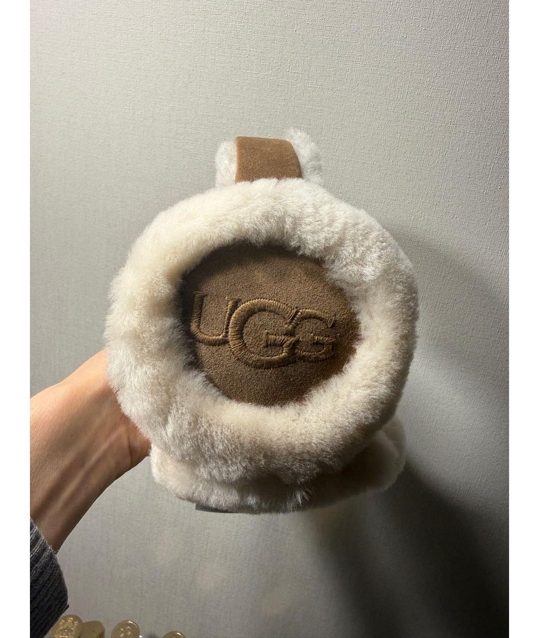 UGG AUSTRALIA Коричневые наушники, фото 2