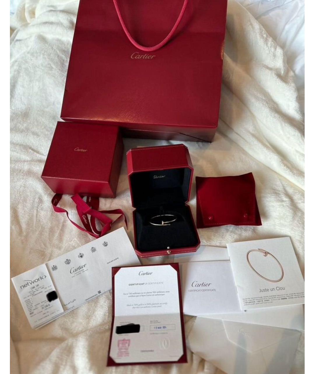 CARTIER Золотой браслет из желтого золота, фото 7