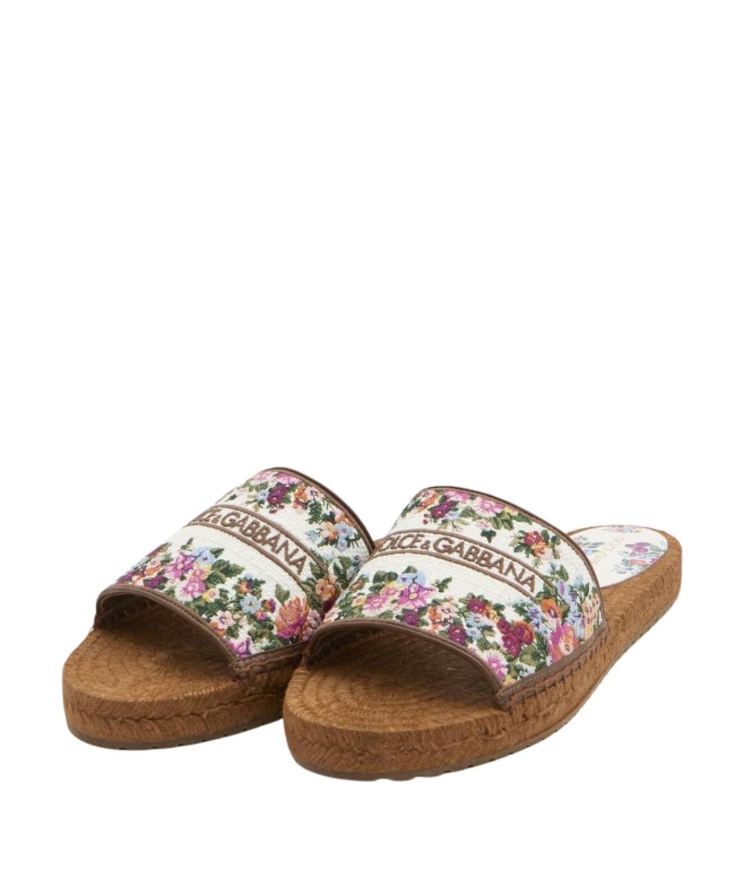 DOLCE&GABBANA Мульти текстильные эспадрильи, фото 2