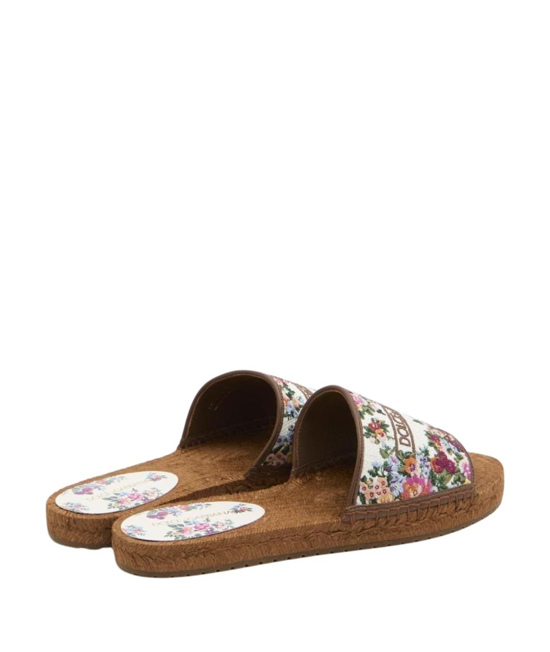 DOLCE&GABBANA Мульти текстильные эспадрильи, фото 3